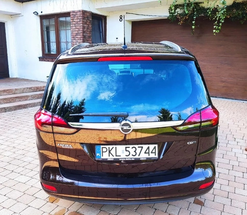 Opel Zafira cena 31900 przebieg: 207854, rok produkcji 2014 z Tolkmicko małe 22